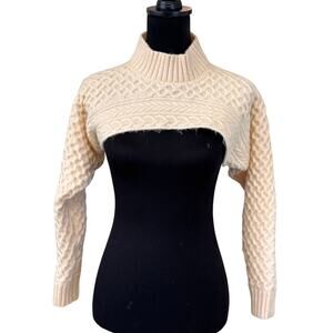 NEW ASTR The Label REVOLVE Turtleneck Imani SHRUG Sweater Size XS